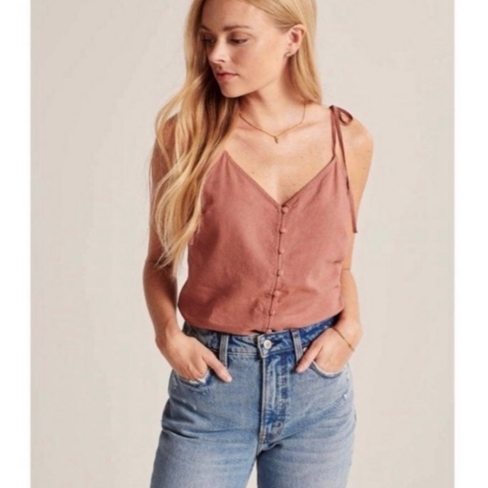 Abercrombie Button Up Tank